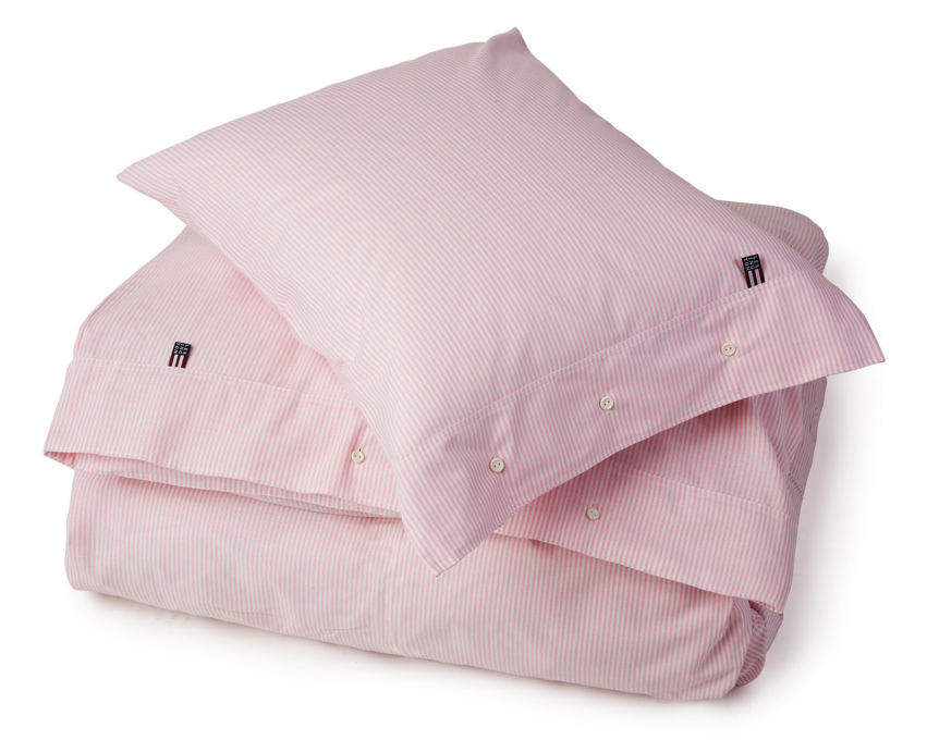 Lexington Icons Pin Point Påslakan Pink/White i gruppen Sängkläder / Påslakan / Storlek / Påslakan 220x220 cm hos Sängvaruhuset Elgen (10000015_4250-D1300)