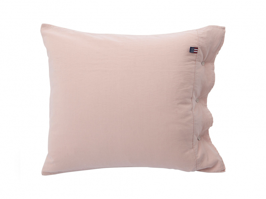 Lexington Icons Washed Cotton Linen Örngott Pink i gruppen Sängkläder / Varumärken / Lexington hos Sängvaruhuset Elgen (10000097_4200-P250)