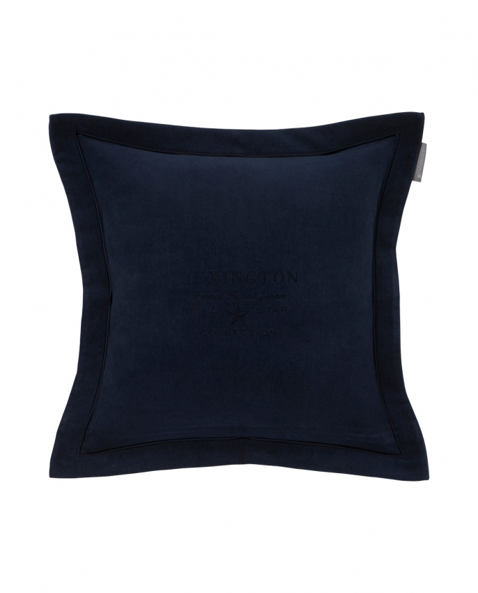 Lexington Hotel Collection Velvet Sham/ Kuddöverdrag With Embroidery Dark Blue