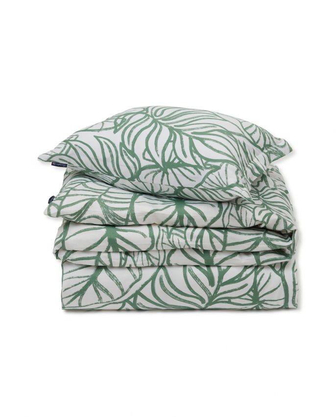 Lexington White/Green Printed Cotton Sateen Bed Set ryhmässä Vuodevaatte / Tavaramerkit / Lexington @ Sängvaruhuset Elgen (12220019_180000)