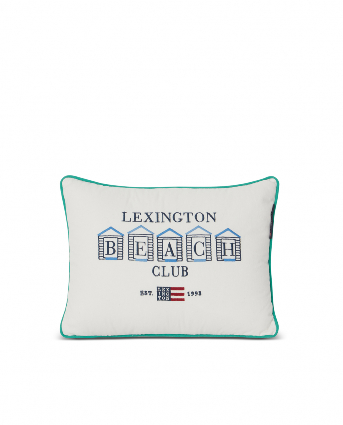Lexington Beach Club Small Embroidered Organic Cotton Pillow i gruppen Kuddar & täcken / Huvudkuddar & sovkuddar / Storlek / Kudde 30x40 cm hos Sängvaruhuset Elgen (122302581606)