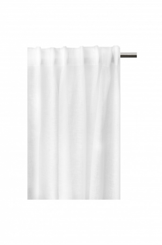 Himla Dalsland Gardin med Veckband Optical White 145x290 cm