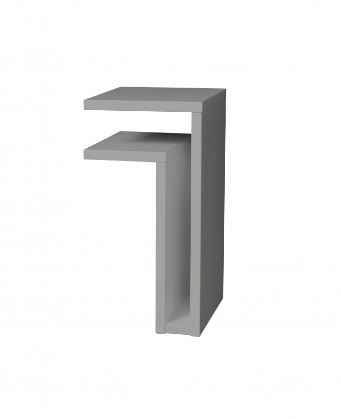 Maze F-Shelf Sängbord Grey (vänster)