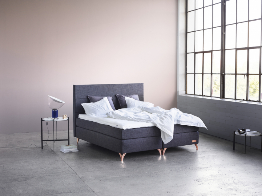 Carpe Diem Beds Härmanö Kontinentalsäng Luxury Dark Grey 160x200 cm