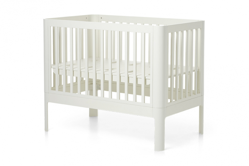 Flexa Nova Baby bed Cream White  ryhmässä Sängyt / Kaikki sängyt / Kerrossängyt ja lastensängyt / Lastensängyt / Lastensänky 120x200 cm @ Sängvaruhuset Elgen (80-39801-10201)
