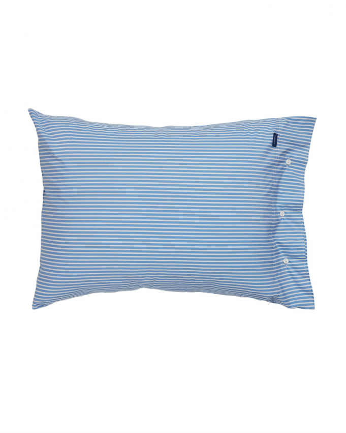 GANT Home Shirt Stripe Örngott Waterfall Blue 50x60 cm i gruppen Sängkläder / Varumärken / Gant Home hos Sängvaruhuset Elgen (851028901_406)