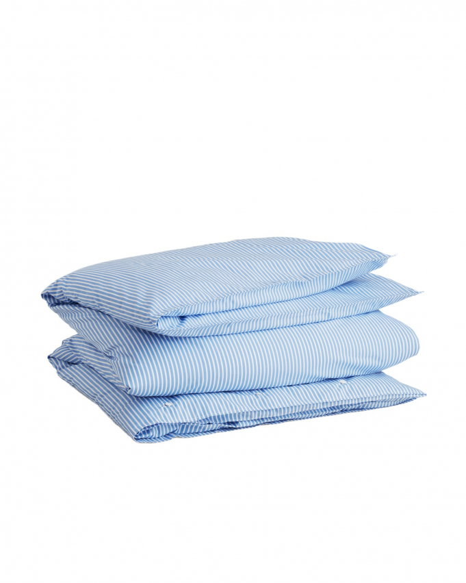 GANT Home Shirt Stripe Påslakan Waterfall Blue  i gruppen Sängkläder / Varumärken / Gant Home hos Sängvaruhuset Elgen (851028902_406)