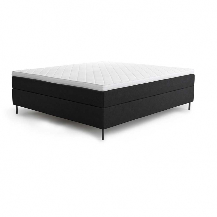 Jensen Diplomat Jenkkisänky Anthracite 160x200 cm ryhmässä Sängyt / Jenkkisängyt / Jenkkisängyt 160 cm / Jenkkisängyt 160x200 cm @ Sängvaruhuset Elgen (QC4540056801)