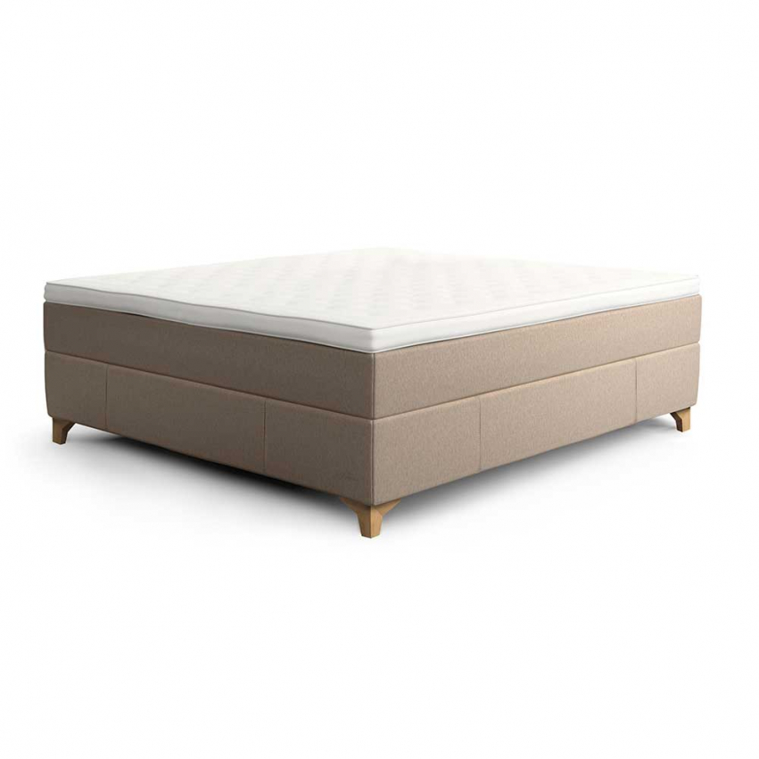 Jensen Supreme Jenkkisänky Golden Sand 160x200 cm ryhmässä Sängyt / Parisänky @ Sängvaruhuset Elgen (QC7010687401)
