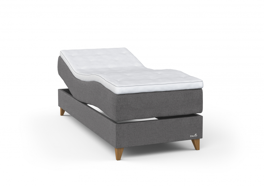 Ekens Elegans Ställbar Säng Granit 80x200 cm