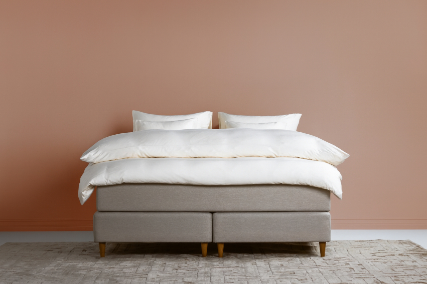 Winga Ikon Kontinentalsäng Beige 160 i gruppen Sängar / Kontinentalsängar / Kontinentalsängar 160 cm / Kontinentalsängar 160x200 cm hos Sängvaruhuset Elgen (VK226102901)