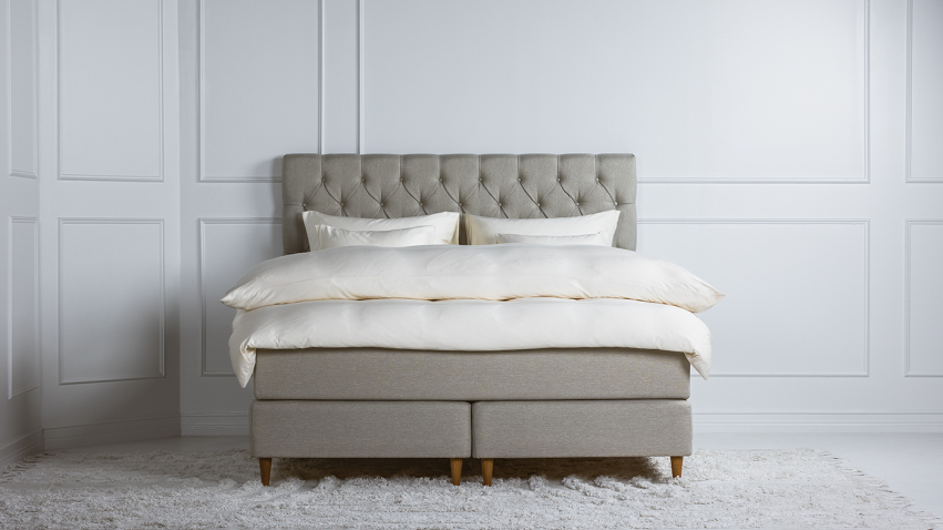 Winga Premium Kontinentalsäng Beige 160x200 cm i gruppen Sängar / Sängar i lager hos Sängvaruhuset Elgen (lager_V287002901)