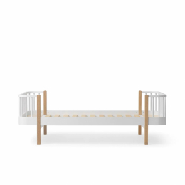 Oliver Furniture Wood Original Sänky Valkoinen/Tammi