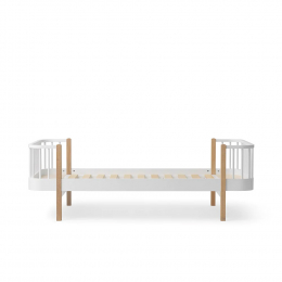 Oliver Furniture Wood Original Sänky Valkoinen/Tammi
