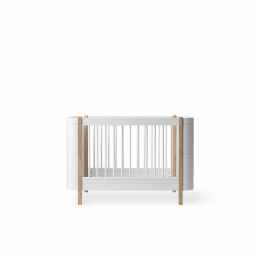 Oliver Furniture Wood Pinnasänky Mini Valkoinen/Tammipuu