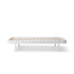 Oliver Furniture Wood Lounger Bed vit 120 cm