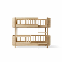 Oliver Furniture Wood Mini Våningssäng Låg Ek