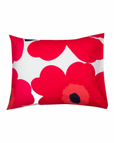 Marimekko Örngott Unikko White/Red 50x60 cm