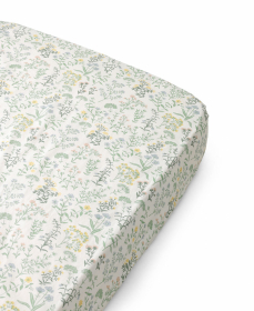 Dear April Fitted Baby Sheet Summer Flowers 70x140 cm