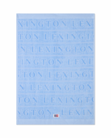Lexington Velour Jacquard Logo Handduk Blue Sky