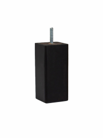 Mille Notti Quadrato Sängynjalat Musta 15 cm