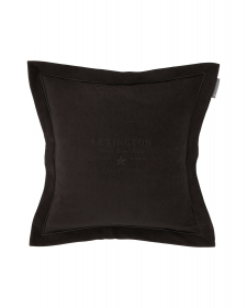 Lexington Hotel Collection Velvet Sham/ Pudebetræk With Embroidery Dark Grey