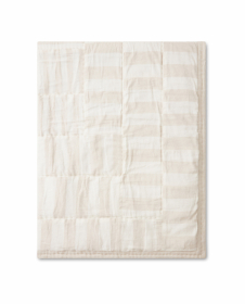 Lexington Quilted Linen Blend Peitto White/Putty