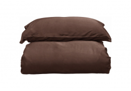 Borås Cotton Bliss Påslakanset Brun 150x210 cm