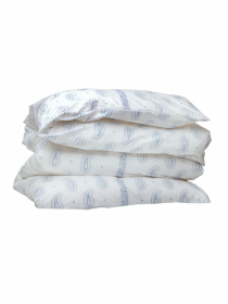 Mille Notti Serena Påslakan Vit/Blå