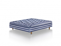 Hästens Ramsäng Marquis Solid Grey Check 90x200 cm medium