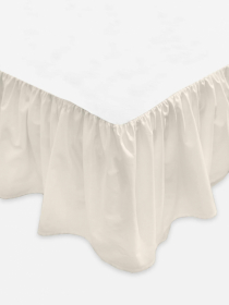 Mille Notti Laura Sängkappa Solid Off-White