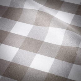 Hästens Sänggavel Harmoni 140x125 cm Silver Beige Check