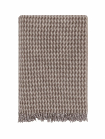 Hoie Teide Ullpläd Mjuk Brun 120x180 cm