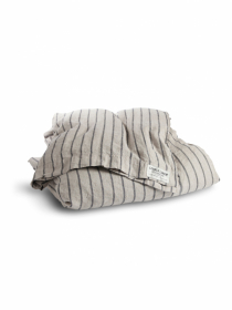 Lovely Linen Misty Påslakan Stripe Black