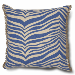 Classic Collection Kudde Zebra Blå 50x50 cm