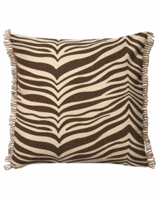 Classic Collection Kudde Zebra Brun 50x50 cm