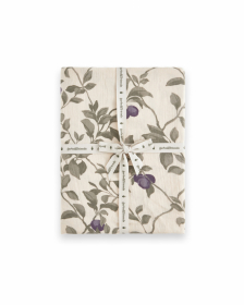 Garbo & Friends Fitted Sheet Junior Muslin Plum 60x120 cm 