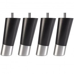 Hilding Sängben Lutande Svart/Metall