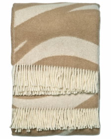 Classic Collection Pläd Flow Beige 130x180 cm