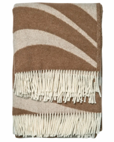 Classic Collection Pläd Flow Brun 130x180 cm