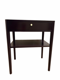 K.A ROOS Diplomat Sängbord Aubergine