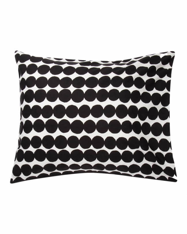 Marimekko Örngott Räsymatto Black/White 50x60 cm