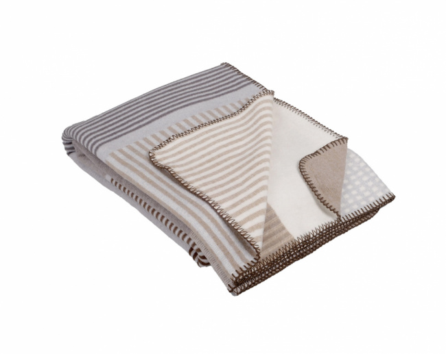 Värnamo of Sweden Jupiter Pläd Brun/grå 150x200 cm