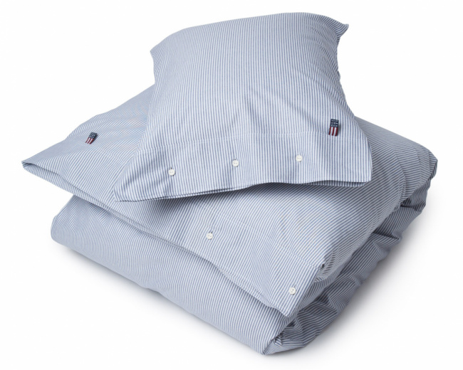 Lexington Icons Pin Point Dynebetræk Navy/White