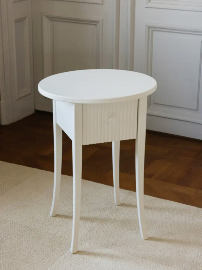 Mille Notti Carla Sängbord Offwhite