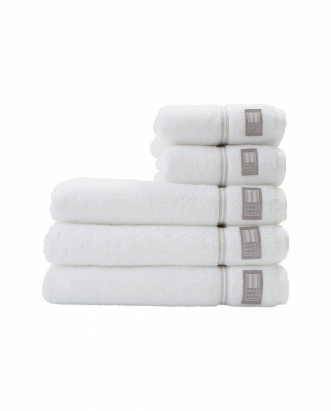 Lexington Hotel Collection Handduk White/ Beige