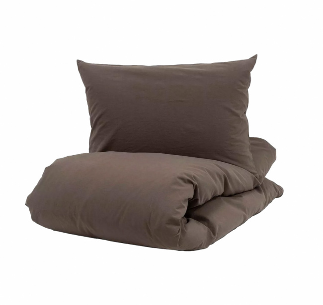 Turiform Chill Påslakanset Brun 150x210 cm