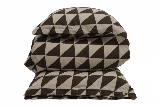 Gustav Ovland Ditta Påslakanset Brun 150x210 cm