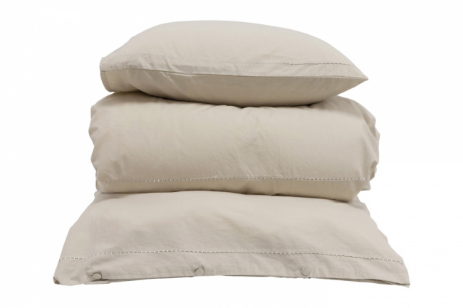 Gustav Ovland Marabel Påslakanset Beige 150x210 cm