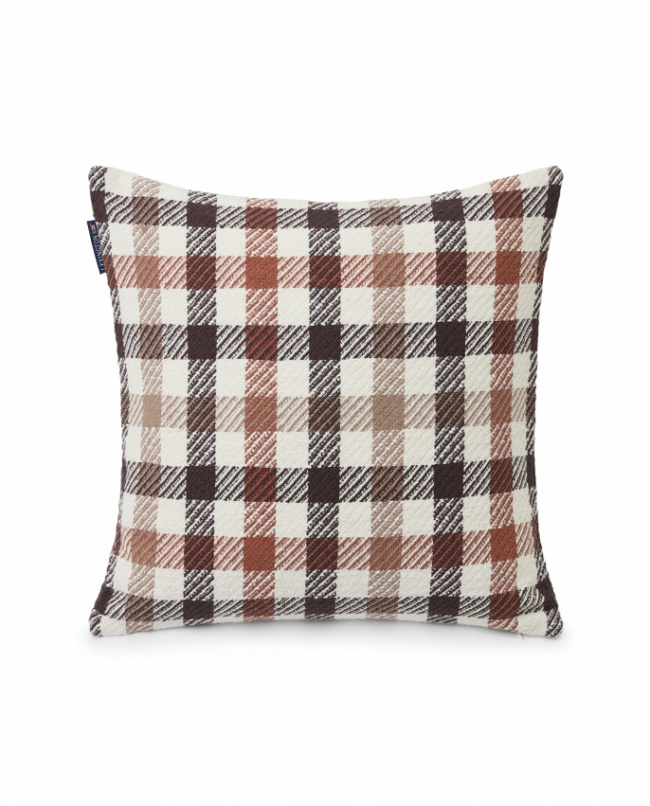 Lexington Checked Cotton Heavy Twill Kuddfodral 50x50 cm